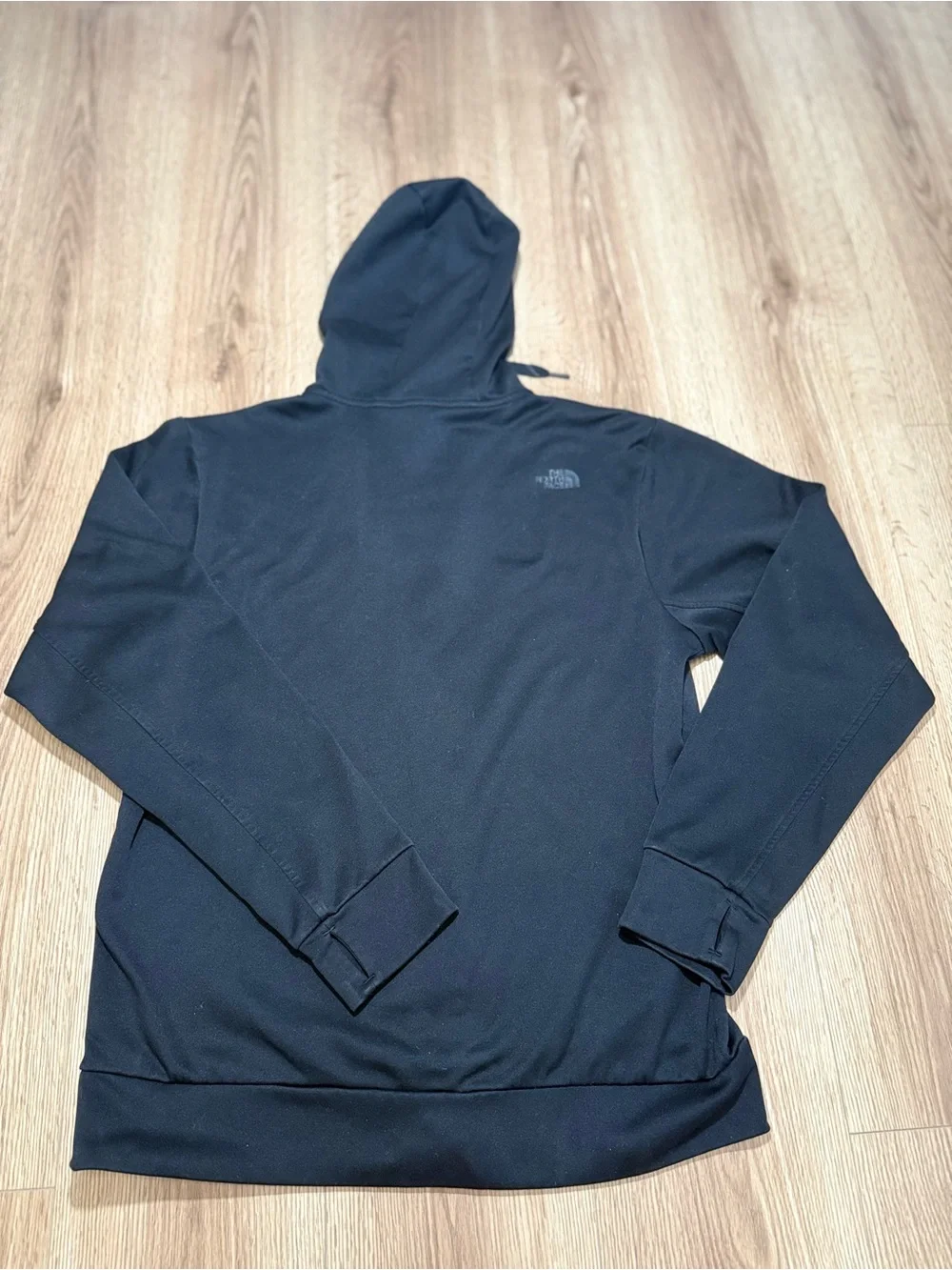 The North Face black zip